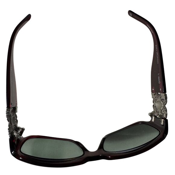 Jessica McClintock Burgundy Eyeglasses 59-17-130MM JMC 558 Oversized Frames Only - Picture 9 of 11